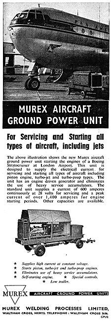 Murex Aircraft Ground Power Units                                