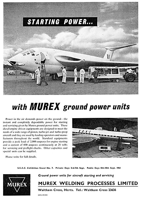 Murex Ground Power Units For Civil & Military Aircraft           