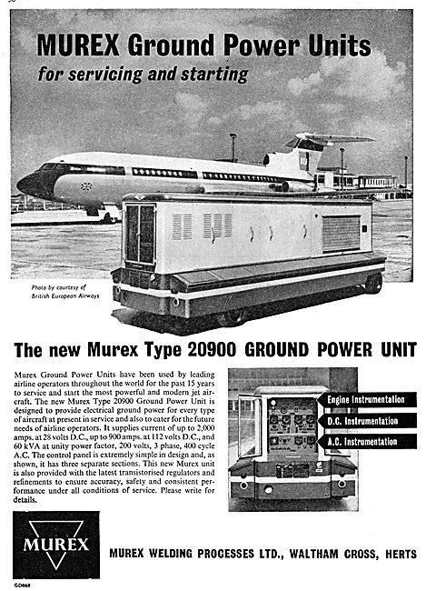 Murex Aircraft Ground Power Units                                