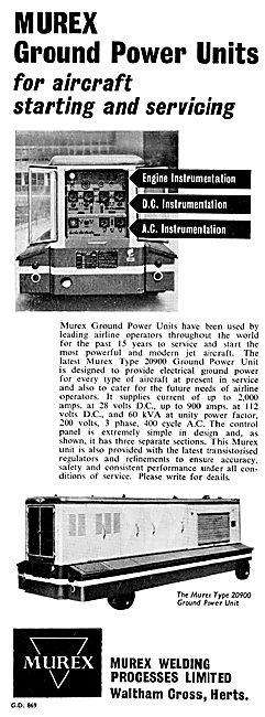 Murex Aircraft Ground Power Units                                