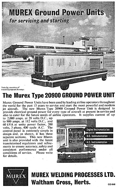 Murex Type 20900 Ground Power Unit - MUREX GPU                   