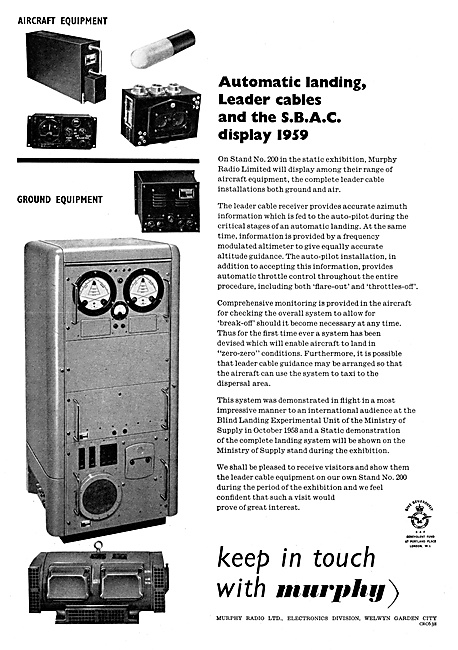 Murphy Radio. Airfield ILS Equipment                             