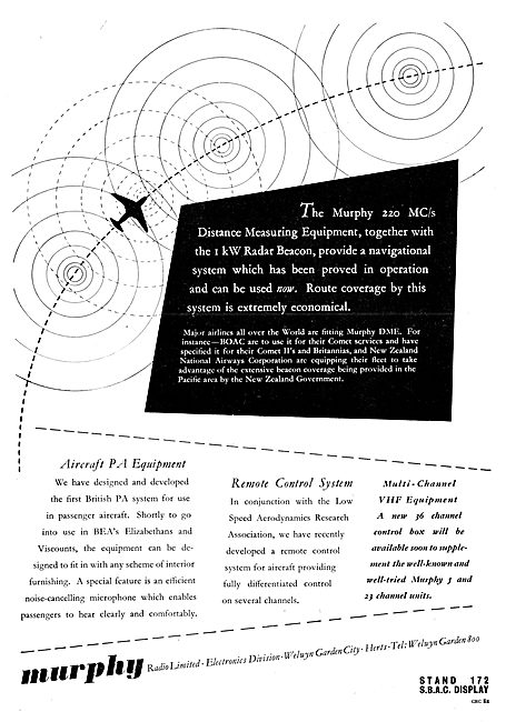 Murphy Radio Ltd: Radio & Radar Aids                             