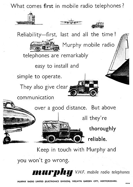 Murphy Radio Ltd: Radio & Radar Aids For Air Navigation.         