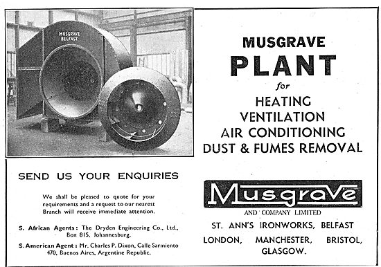 Musgrave Factory Ventilation Fans.                               