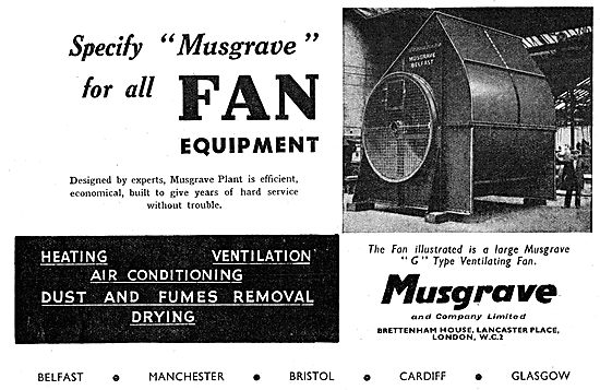 Musgrave G Type Ventilating Fan                                  