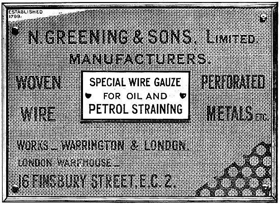 N.Greening & Sons.Wire & Gauze Manufacturers                     