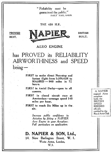 Napier Aero Engines                                              