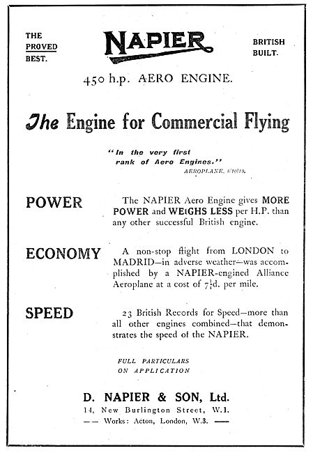 Napier Aero Engine                                               