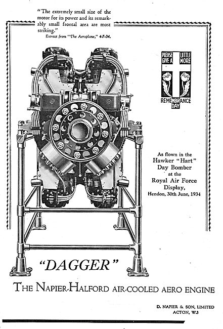 Napier-Halford Dagger Aero Engine                                