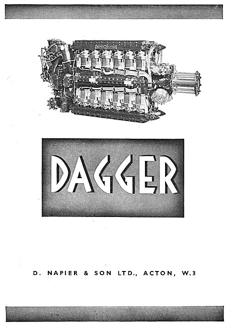 Napier Dagger Aero Engine                                        