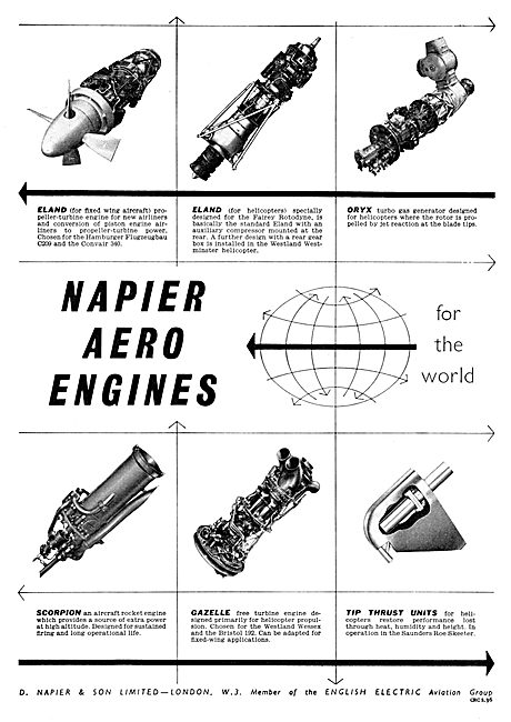 Napier Aero Engines 1957                                         