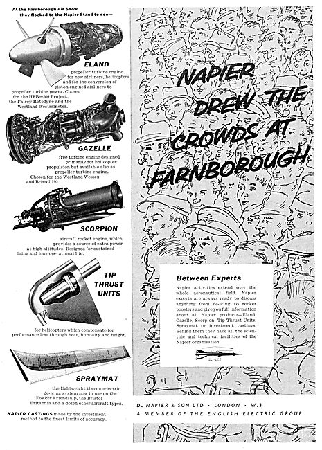 Napier Aero Engines 1957                                         