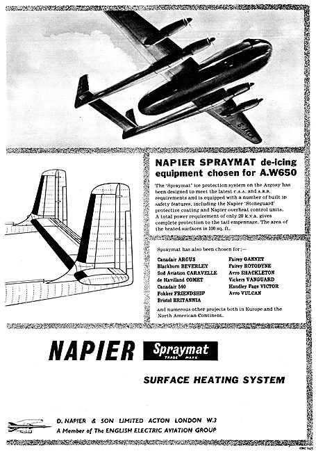 Napier Spraymat De-Icing Equipment                               