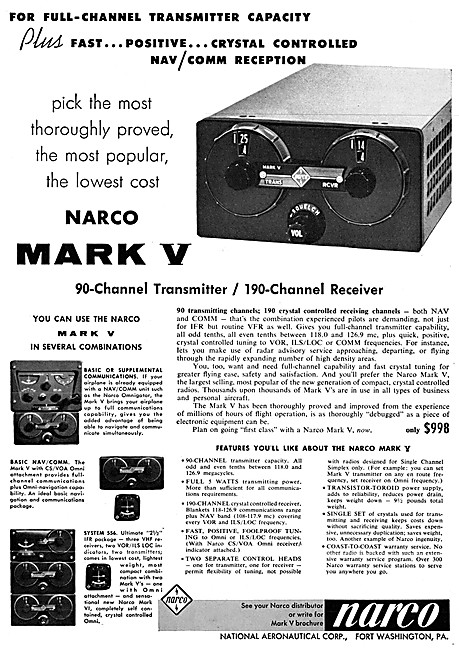 Narco Avionics - Narco Mark V Nav/Com                            