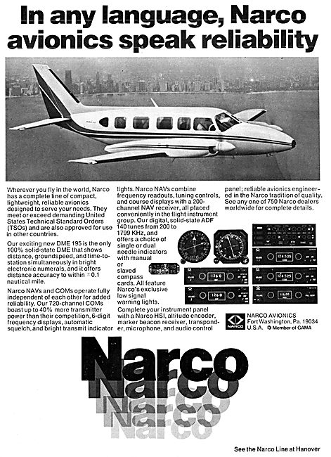 Narco Avionics 1976                                              