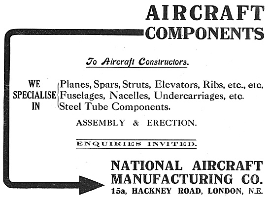 National Aircraft  Manufacturers Of Aircraft Parts               