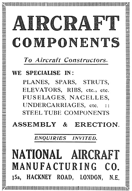 National Aircraft  Manufacturers Of Aircraft Parts               