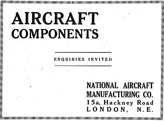 National Aircraft Manufacturing. Manufacturers Of Aircraft Parts 