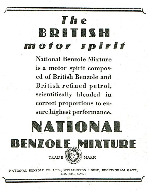 National Benzole - The British Motor Spirit                      