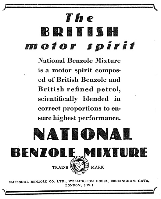 National Benzole 1929                                            