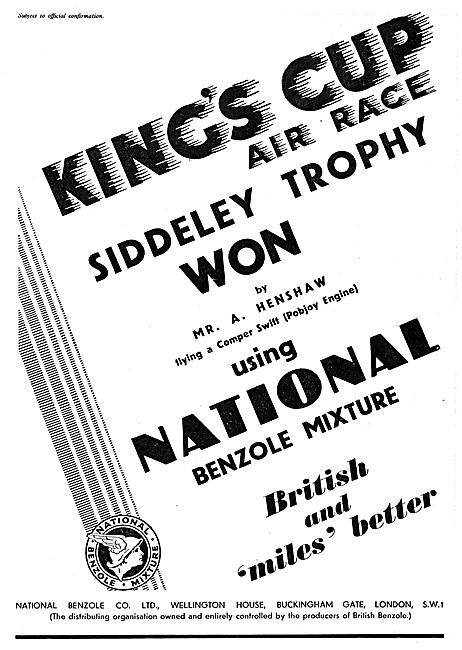 National Benzole Siddeley Trophy                                 