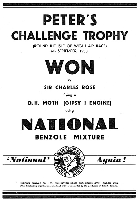 National Benzole Peters Challenge Trophy                         