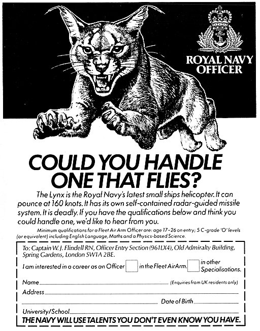 Royal Navy Recruitment Aircrew                                   