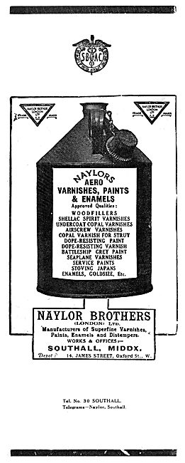 Naylor Brothers Aero Varnishes                                   