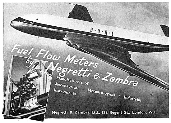 Negretti & Zambra Fuel Flow Meters                               