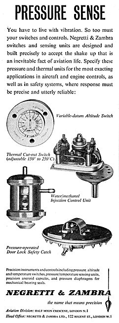 Negretti & Zambra Pressure Switches                              