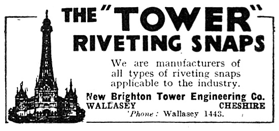 New Brighton Tower Engineering. Wallasey Riveting Snaps          