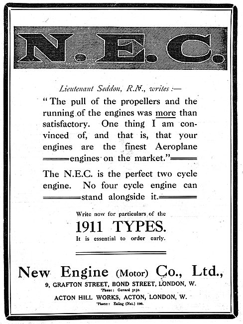 New Engine (Motor) Co - Aero Engines                             