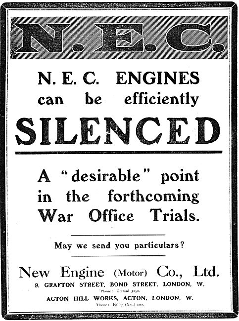 N.E.C Engines Can Be Efficiently Silenced                        