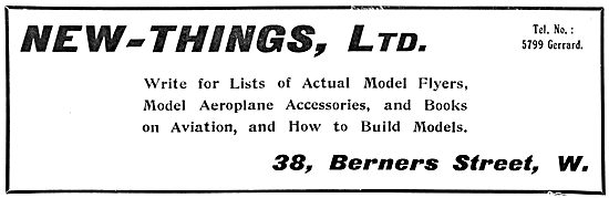 New Things Ltd. Aircraft Models, Supplies & Sundries             