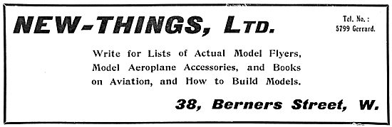 New Things Ltd. Aircraft Models, Supplies & Sundries             