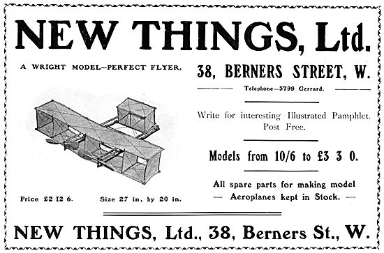 New-Things Ltd. Aircraft Models, Supplies & Sundries             