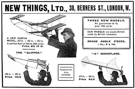 New Things Ltd. Aircraft Models, Supplies & Sundries             