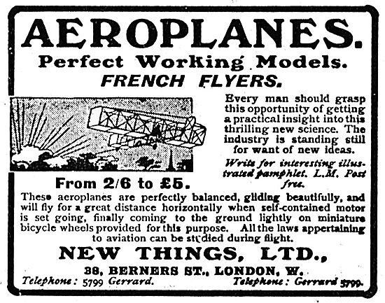 New Things Ltd. Perfect Working Models Of French Flyers          