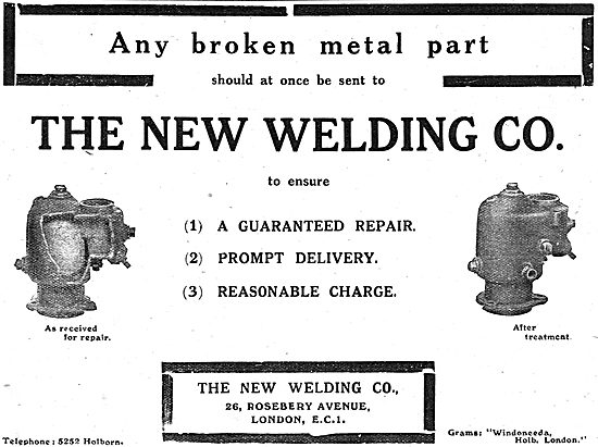 The New Welding Co - Repair Of Aircraft Metal Parts              