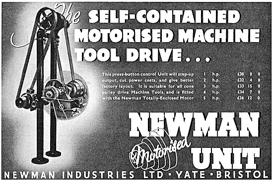 Newman Industries Motorised Machine Tool Drive                   