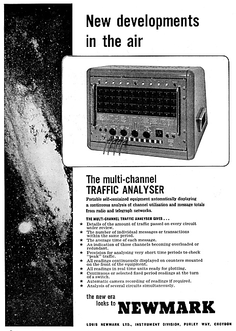 Newmark Multi-Channel ATC Traffic Analyser 1960                  