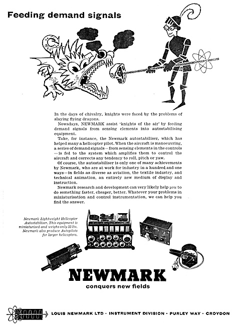 Newmark Helicopter Flight Control Systems 1960                   