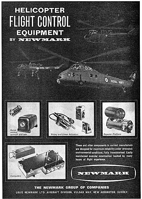 Newmark Helicopter Flight Control Equipment 1965                 