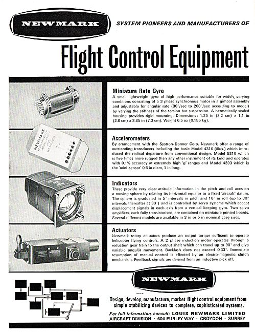 Newmark Flight Control Equipment                                 