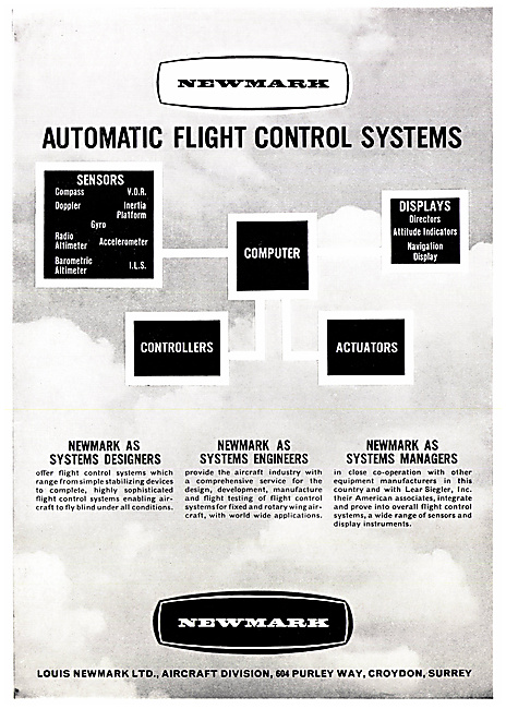 Newmark Automatic Flight Control Systems 1967                    