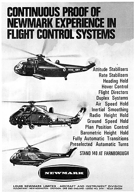 Newmark Helicopter Flight Control Systems                        