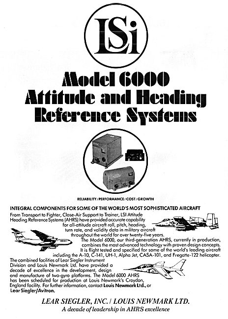 Lear Siegler Newmark Avionics & Flight Control Systems           