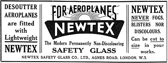 Newtex Safety Glass For Aircraft                                 