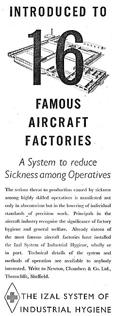 Newton Chambers IZAL System Of Factory Hygiene                   